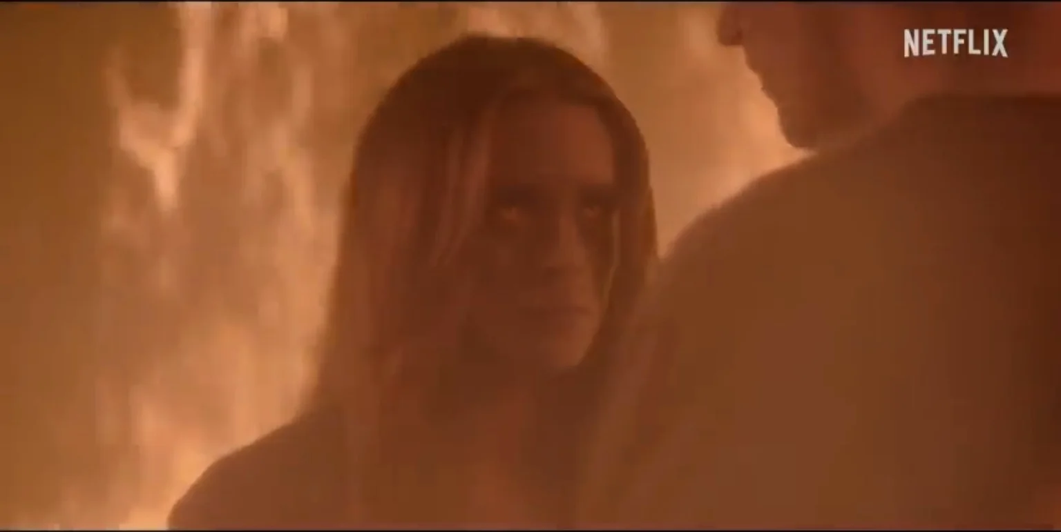 Practical fire effect in a production scene