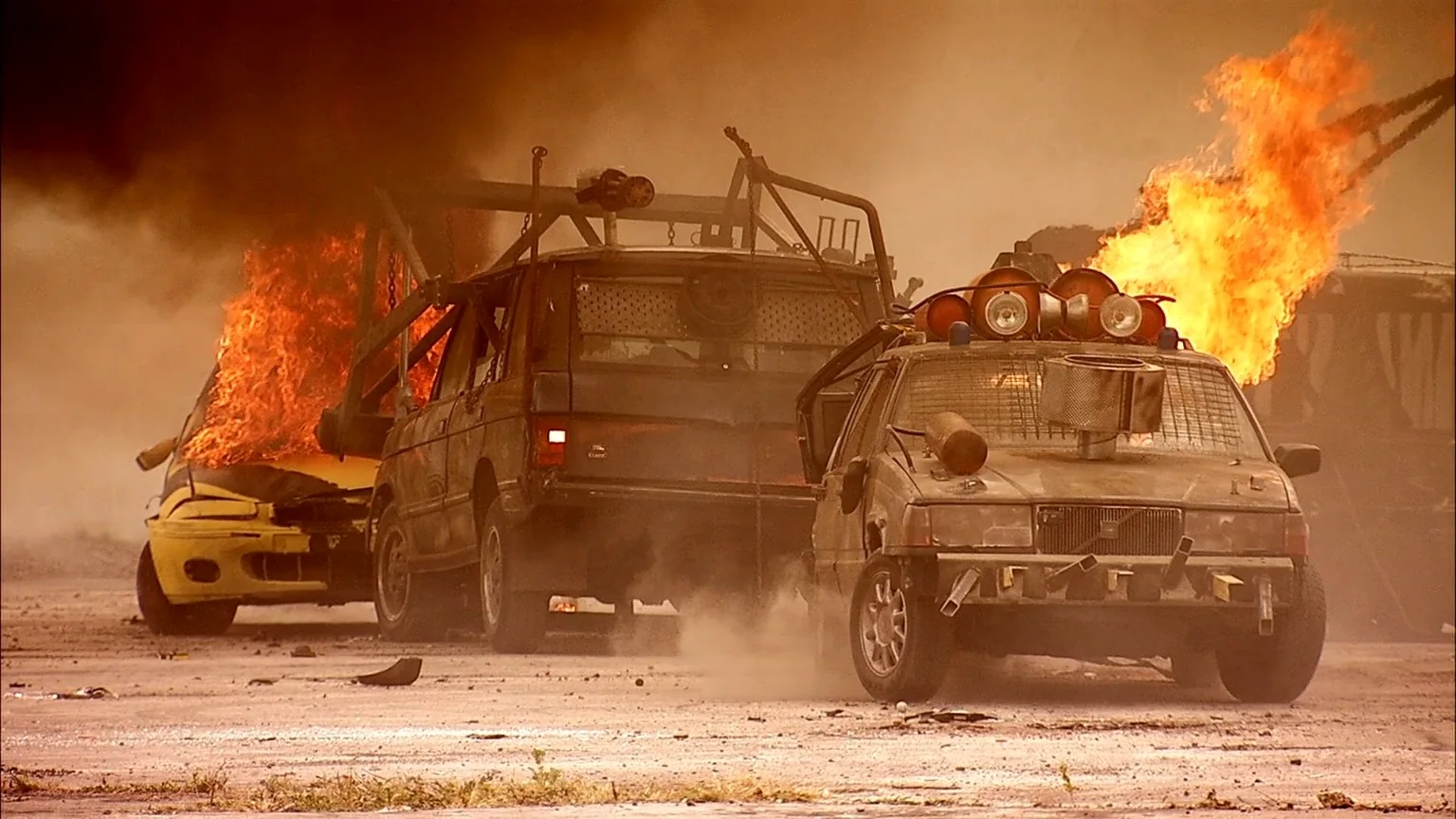 Practical vehicle fire effect